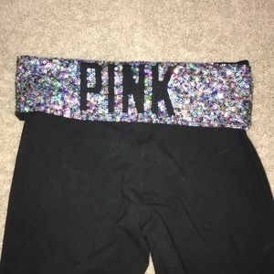 Sequined yoga pants from PINK